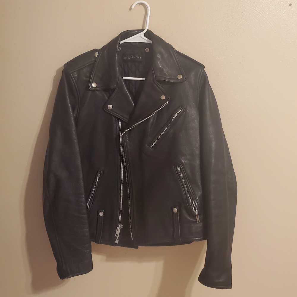 Vintage harley davidson leather jacket